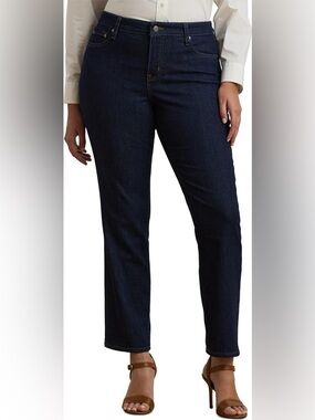Lauren Ralph Lauren Classic Straight Jeans Plus Size Women’s Size 20W